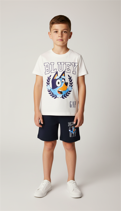 Bluey Şortlu Takım