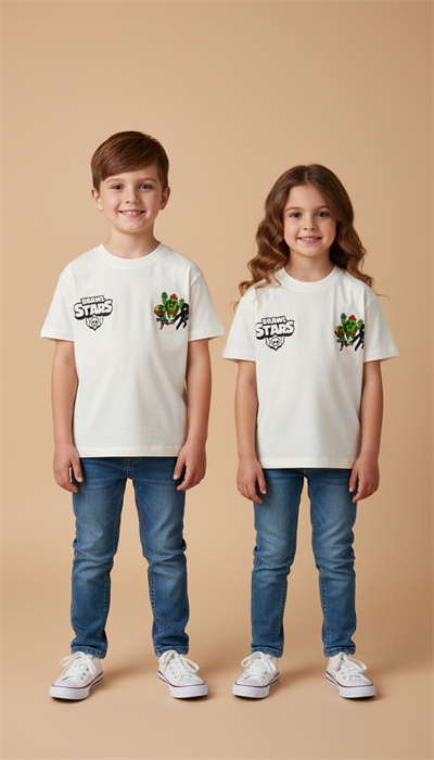 Brawl Stars Figür Detaylı T-Shirt
