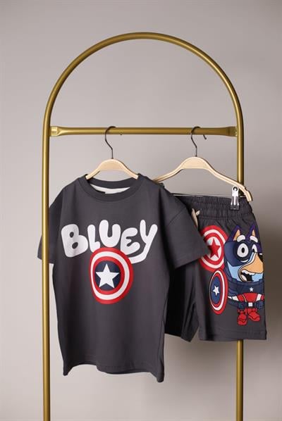 Captain Bluey Şortlu Takım