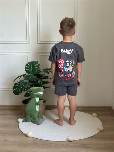 Captain Bluey Şortlu Takım