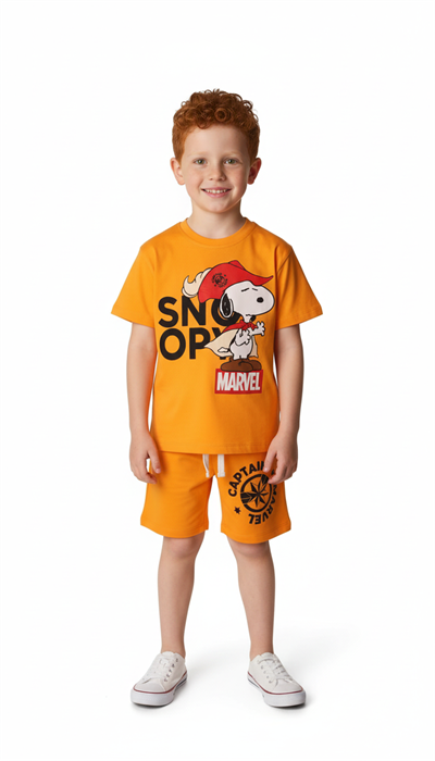 Captain Snoopy Şortlu Takım