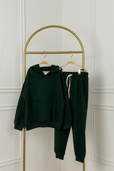 Cepli Kapüşonlu Eşofman Takımı