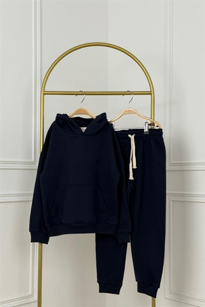 Cepli Kapüşonlu Eşofman Takımı