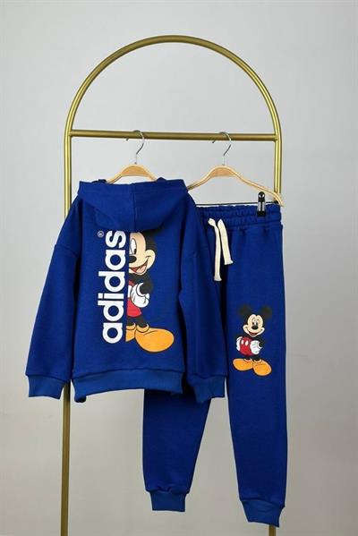Cepli Spor Logolu Mickey Eşofman Takımı