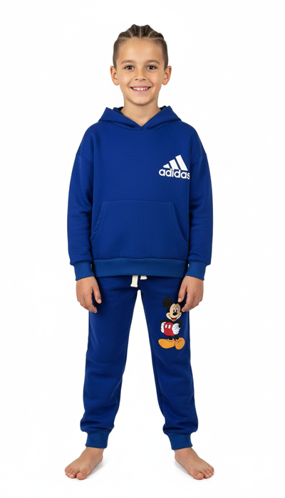 Cepli Spor Logolu Mickey Eşofman Takımı