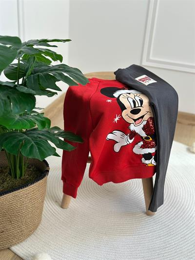 Christmas Minnie Taytlı Takım