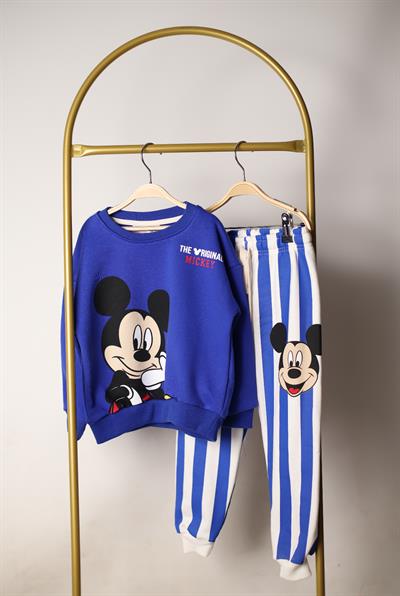 Çizgili Mickey Eşofman Takımı