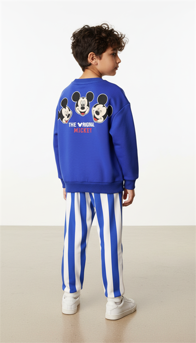 Çizgili Mickey Eşofman Takımı