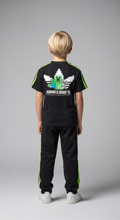 Çizgili Minecarft Eşofman Takımı