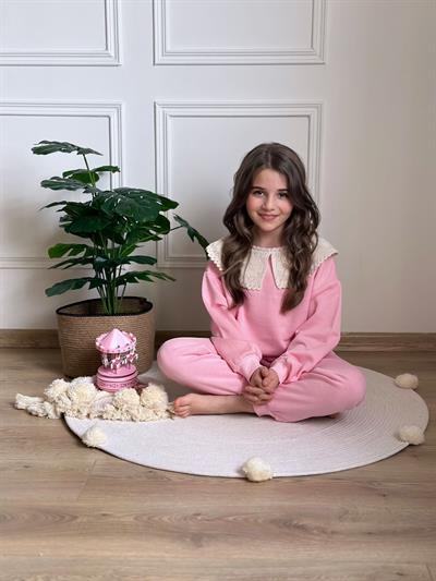 Dantel İşlemeli Eşofman Takımı