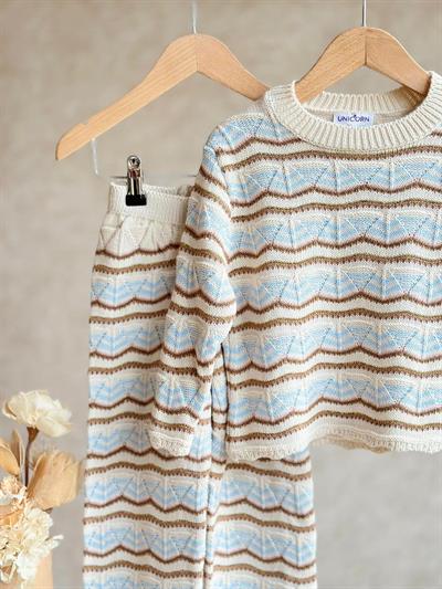 Desenli Triko Takım