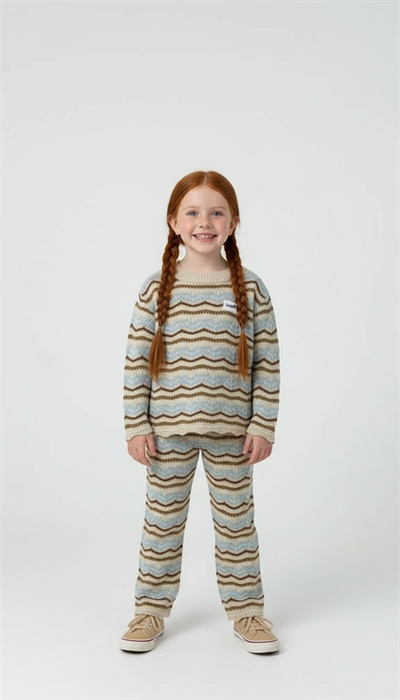 Desenli Triko Takım