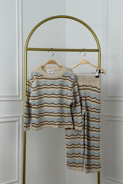 Desenli Triko Takım