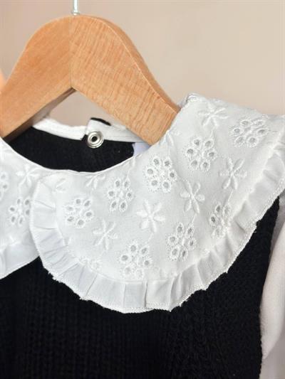 Desenli Yaka Triko Takım