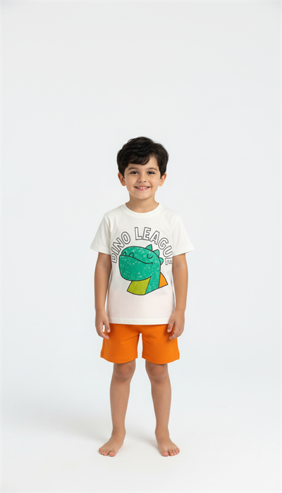 Dino League Detaylı Şortlu Takım