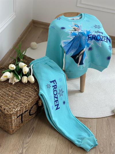 Disney Frozen Baskılı Eşofman Takımı