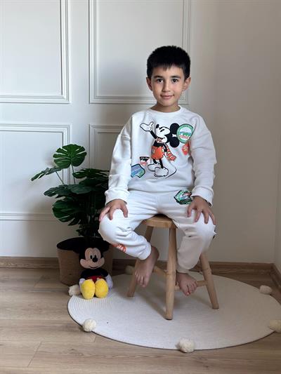Disney Mickey Mouse Sırt Baskılı Eşofman Takımı