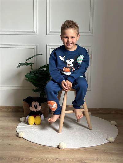 Disney Mickey Mouse Sırt Baskılı Eşofman Takımı