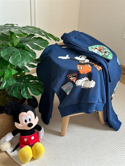 Disney Mickey Mouse Sırt Baskılı Eşofman Takımı
