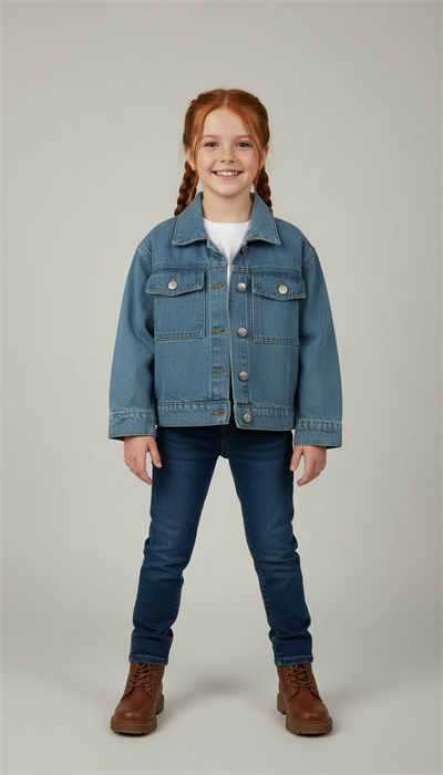 Disney Taşlı Kot Ceket