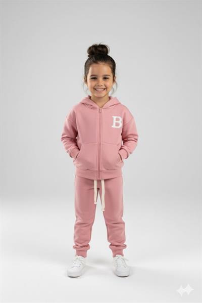 Fermuarlı Kapüşonlu Eşofman Takımı