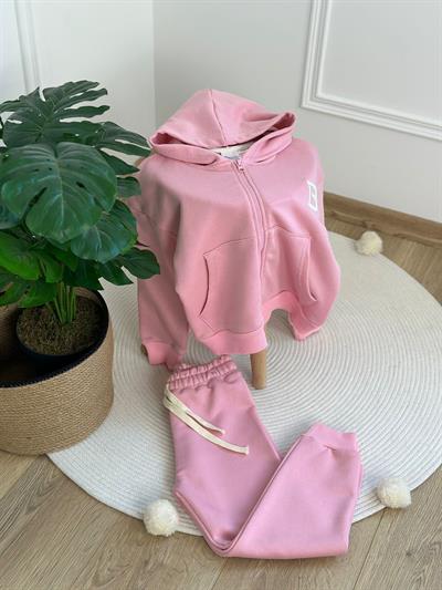 Fermuarlı Kapüşonlu Eşofman Takımı