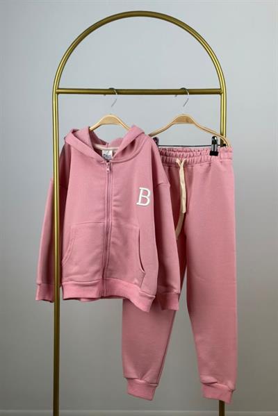 Fermuarlı Kapüşonlu Eşofman Takımı