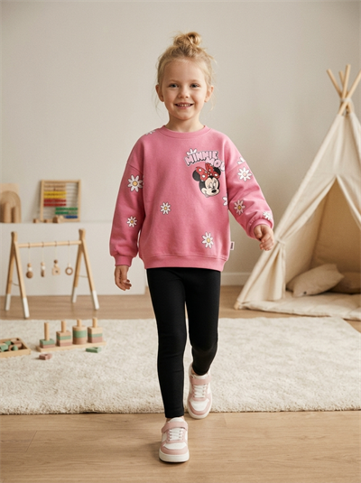 Flowers Minnie Mouse Taytlı Takım