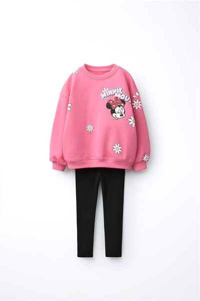 Flowers Minnie Mouse Taytlı Takım