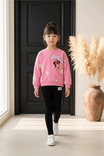 Flowers Minnie Mouse Taytlı Takım