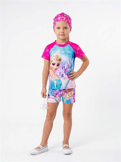 Frozen Boneli Şortlu Mayo