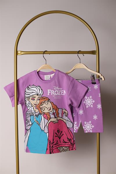 Frozen Mor Şortlu Takım