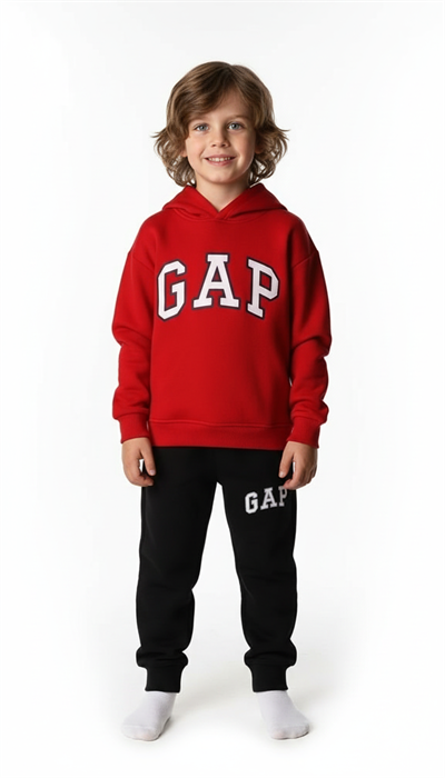 Gap Baskılı Kapüşonlu Eşofman Takımı