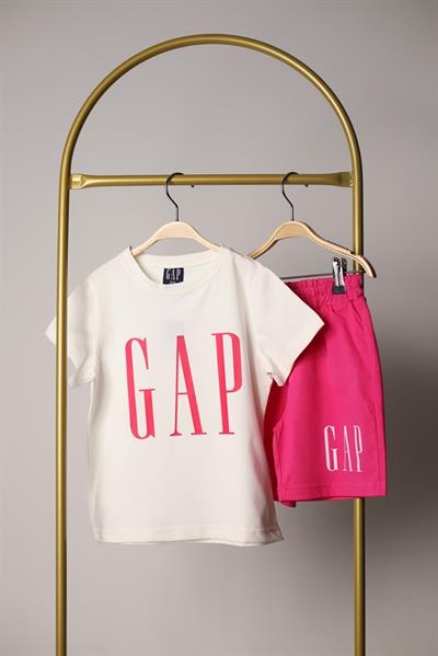Gap İnce Baskılı Şortlu Takım