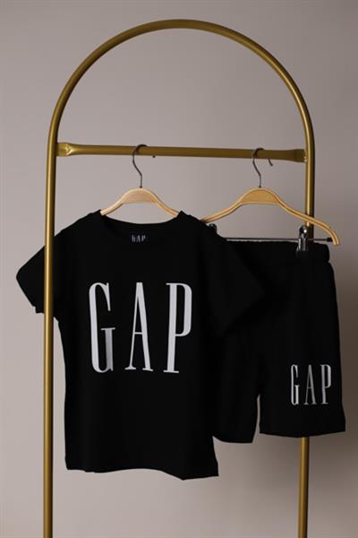 Gap İnce Baskılı Şortlu Takım