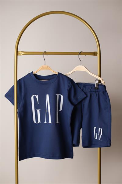 Gap İnce Baskılı Şortlu Takım