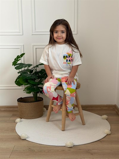 Happy Day Baskılı  Eşofman Takımı