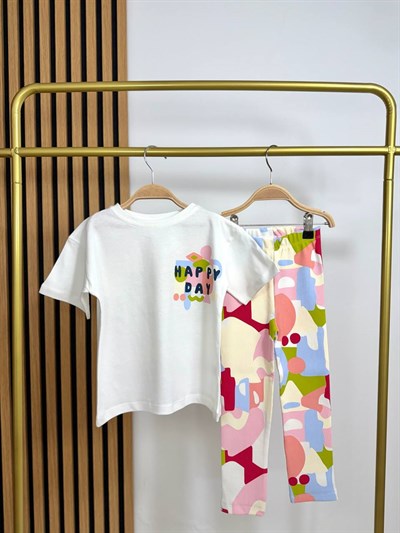 Happy Day Baskılı  Eşofman Takımı