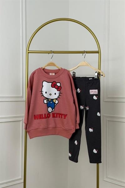 Hello Kitty Baskılı Taytlı Takım