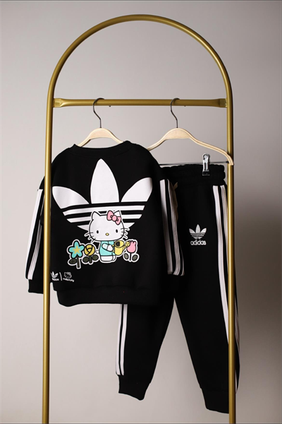 Hello Kitty Spor Logolu Şardonlu Eşofman Takımı