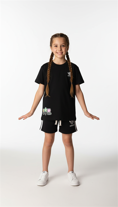 Hello Kitty Spor Logolu Şortlu Takım