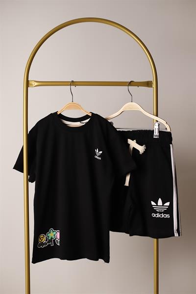 Hello Kitty Spor Logolu Şortlu Takım