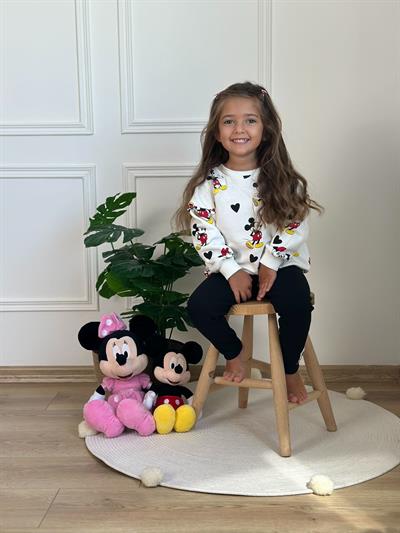 Kalpli Minnie Ve Mickey Taytlı Takım