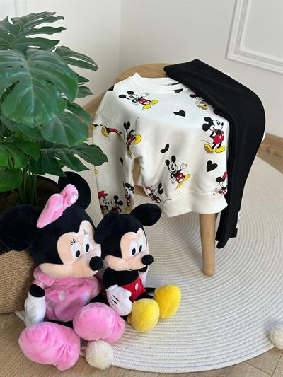 Kalpli Minnie Ve Mickey Taytlı Takım