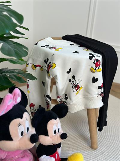 Kalpli Minnie Ve Mickey Taytlı Takım