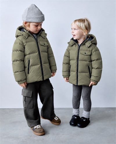 Kapüşonlu Şişme Mont