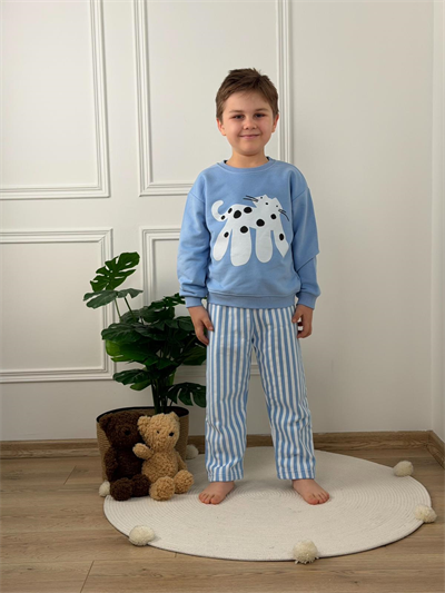 Kedi Baskılı Eşofman Takımı