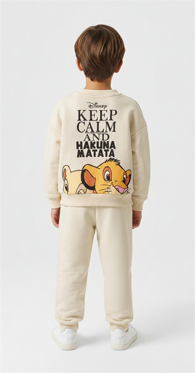 Keep Calm Lion King Sırt Baskılı Eşofman Takımı