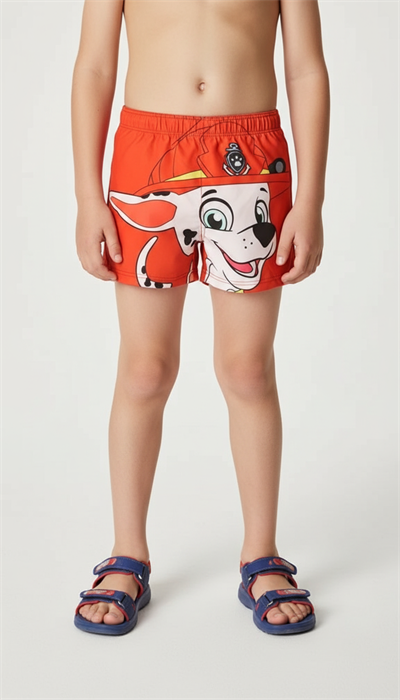 Kırmızı Paw Patrol Deniz Şortu