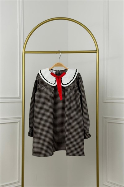 Kurdele Detaylı Elbise